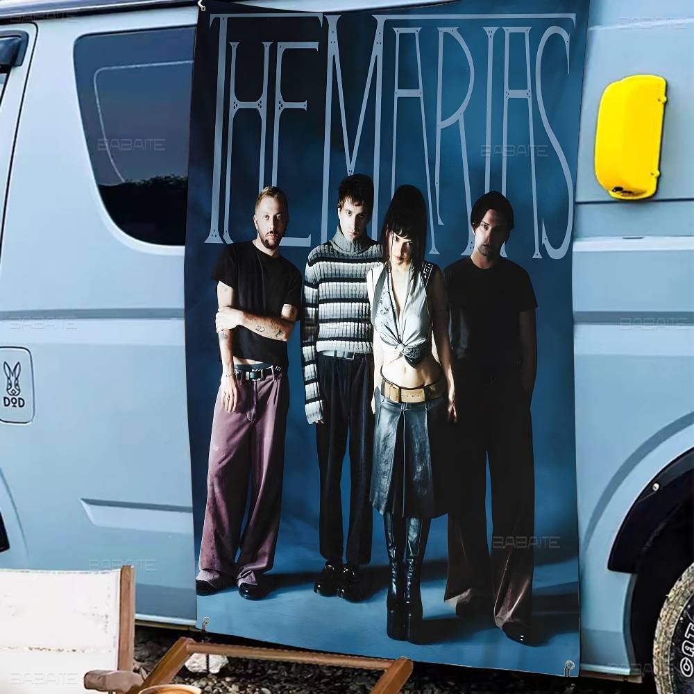 Commercial Printing Companies - ธงปาร์ตี้ของบริษัท The Marias New The M-Marias