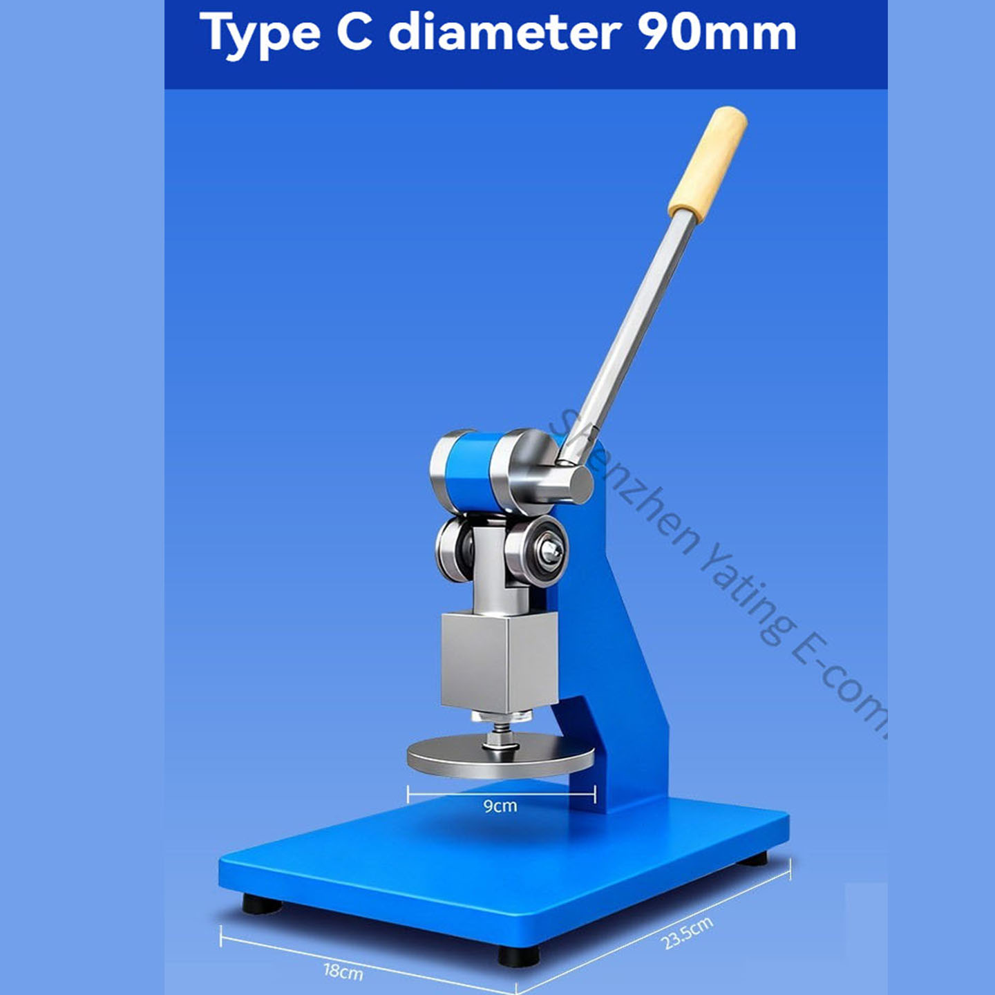Die Cutting Machine - เครื่องตัดแบบวงกลมขนาดเส้นผ่านศูนย์กลาง 90 มม. แบบ C สำหรับงาน