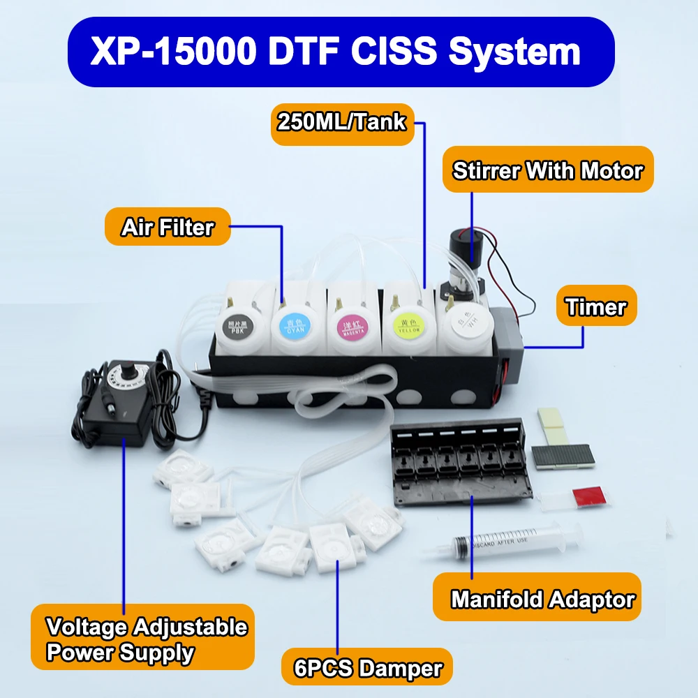 Dtf Powder Shaker - ระบบหมึก DTF CISS รุ่น XP-15000 XP15000