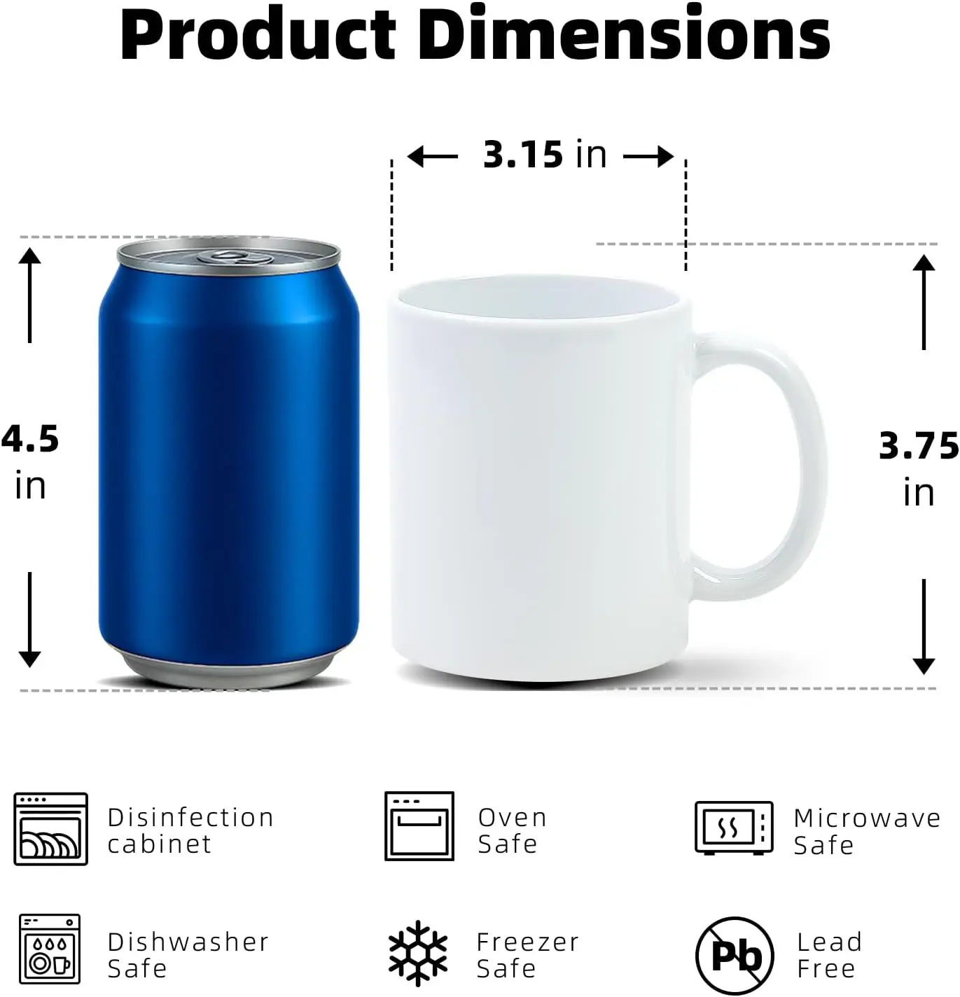 แก้วเซรามิกสำหรับพิมพ์ลาย 11 อ - Sublimation Mug Blank บทวิจารณ์และราคา