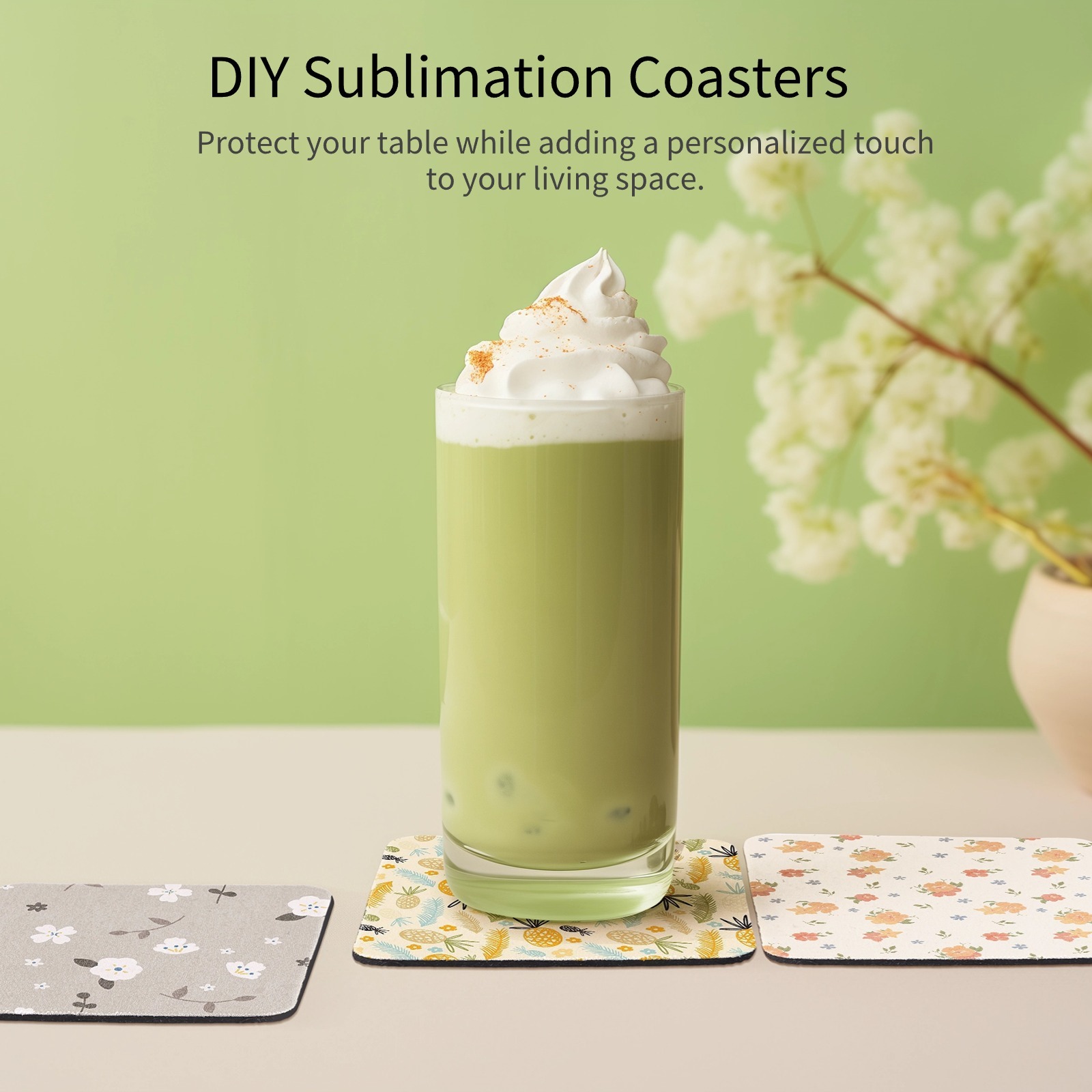 100 ชิ้นระเหิด Coasters สแควร์ - Sublimation Mug Blank บทวิจารณ์และราคา