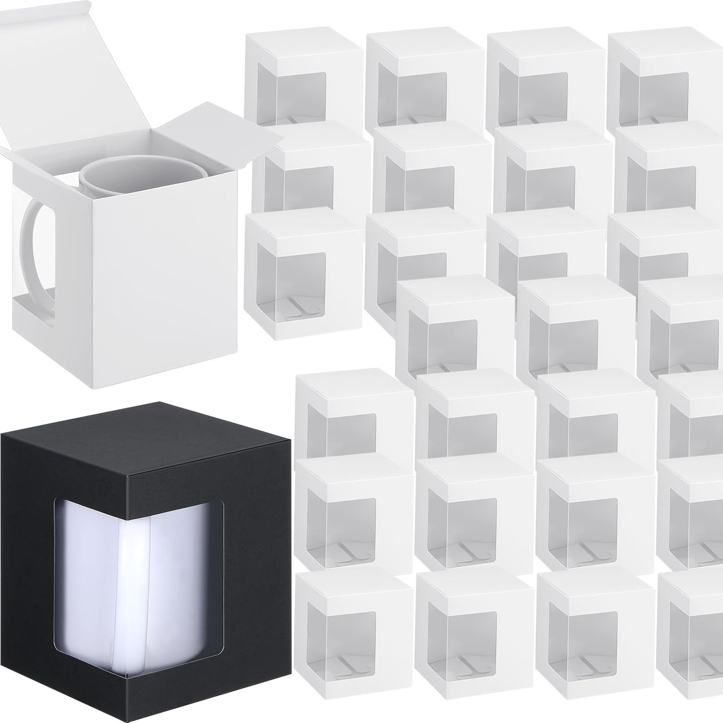 12แพ็คกล่องของขวัญสําหรับแก้วร - Sublimation Mug Blank บทวิจารณ์และราคา