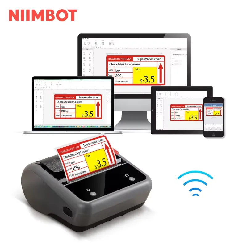 เครื่องพิมพ์ฉลากความร้อนแบบพกพ - Commercial Printing Logo บทวิจารณ์และราคา