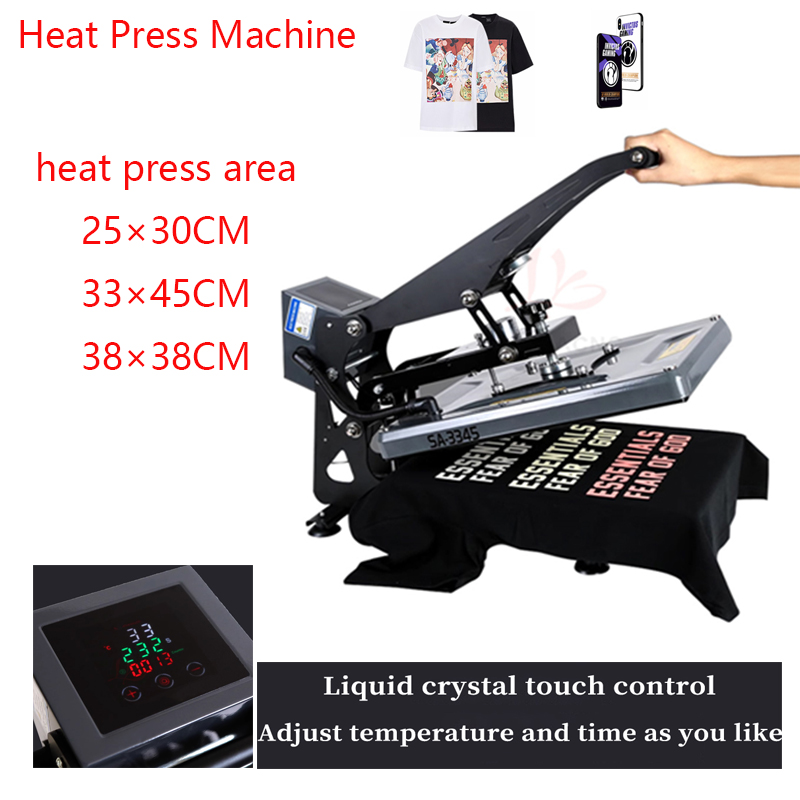 เครื่องปั๊มร้อนขนาด 380x380 มม - Commercial Shirt Printing Machine บทวิจารณ์และราคา