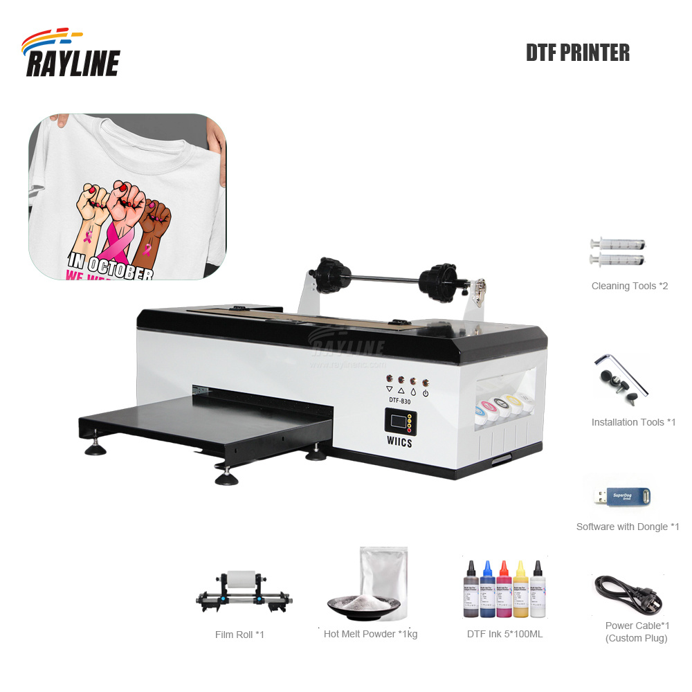 เครื่องพิมพ์ DTF แบบ Direct to - Commercial Shirt Printing Machine บทวิจารณ์และราคา