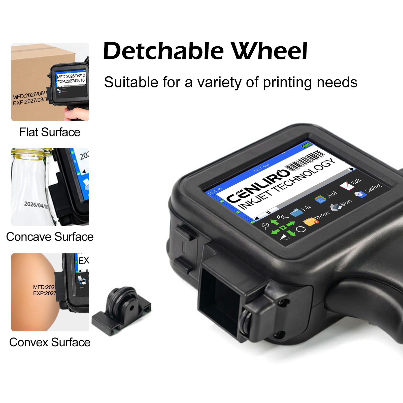 เครื่องพิมพ์อิงค์เจ็ทแบบพกพา C - Printing On Commercial บทวิจารณ์และราคา